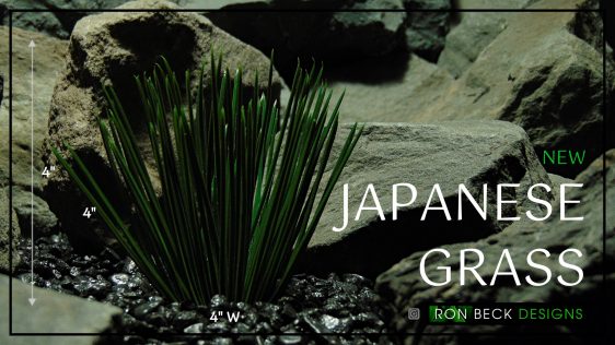 Artificial Japanese Grass - Artificial Aquarium Plant - Reptile Plant - PARP414 Cover