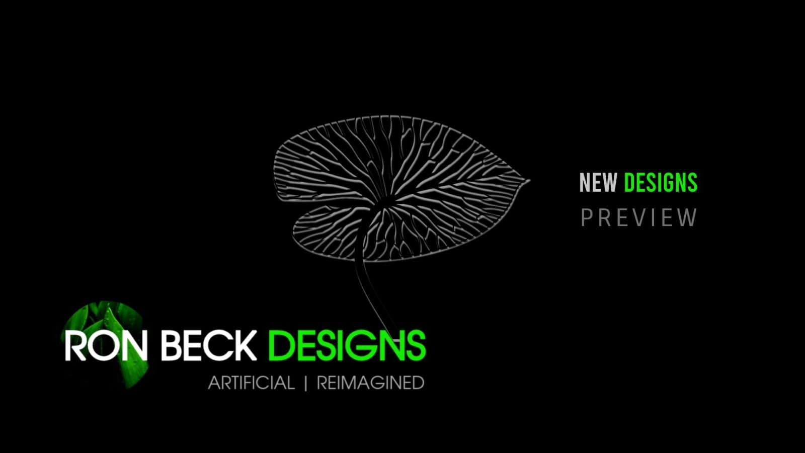 New Designs Preview - Home Page - Artificial Plants - Ron Beck Designs 1920 1080