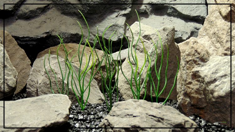 Artificial Willow Grass Plot - Artificial Aquarium Plant - parp442 2