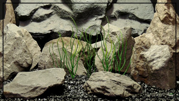 Artificial Willow Grass Plot - Artificial Aquarium Plant - parp442