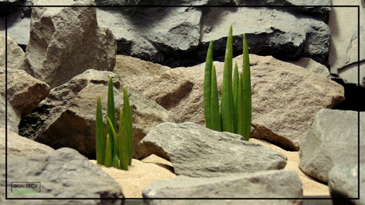 Artificial Senecio Succulent Plant - Desert Reptile Terrarium Plant - prs450