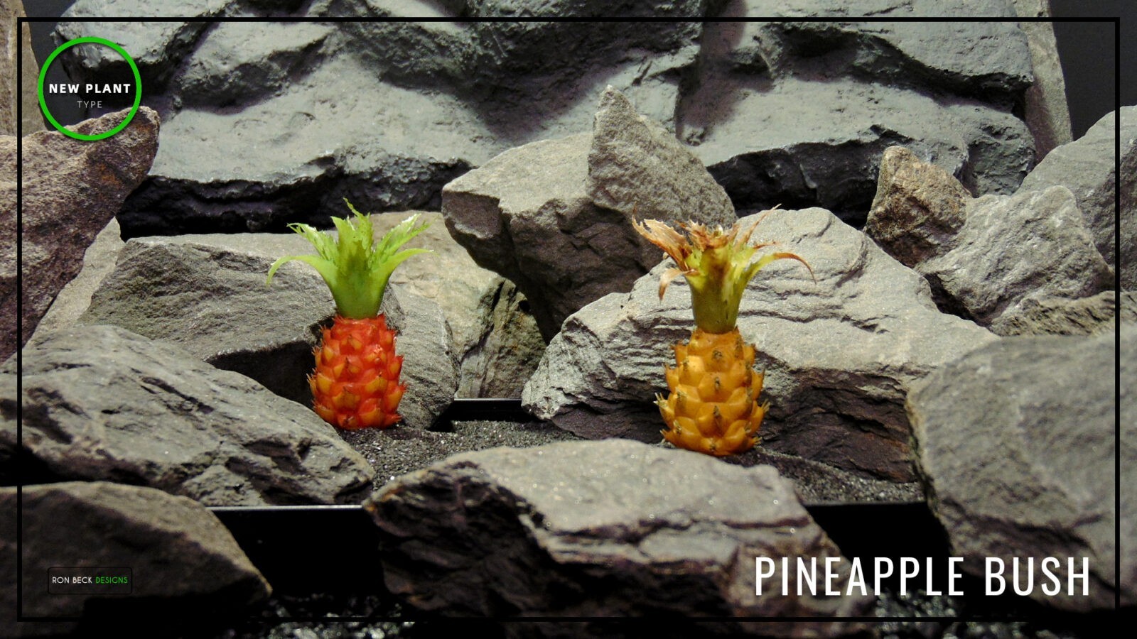 New Artificial Pineapple Bush - Reptile Desert Tropical Plant PRP453 PRP454