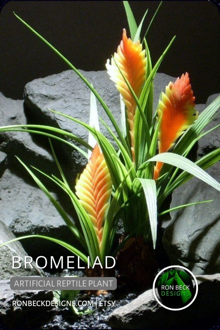 reptile-habitat-plants-bromelaid-prp061-plstc.-ron-beck-designs - NEW DESIGN PINTEREST POST