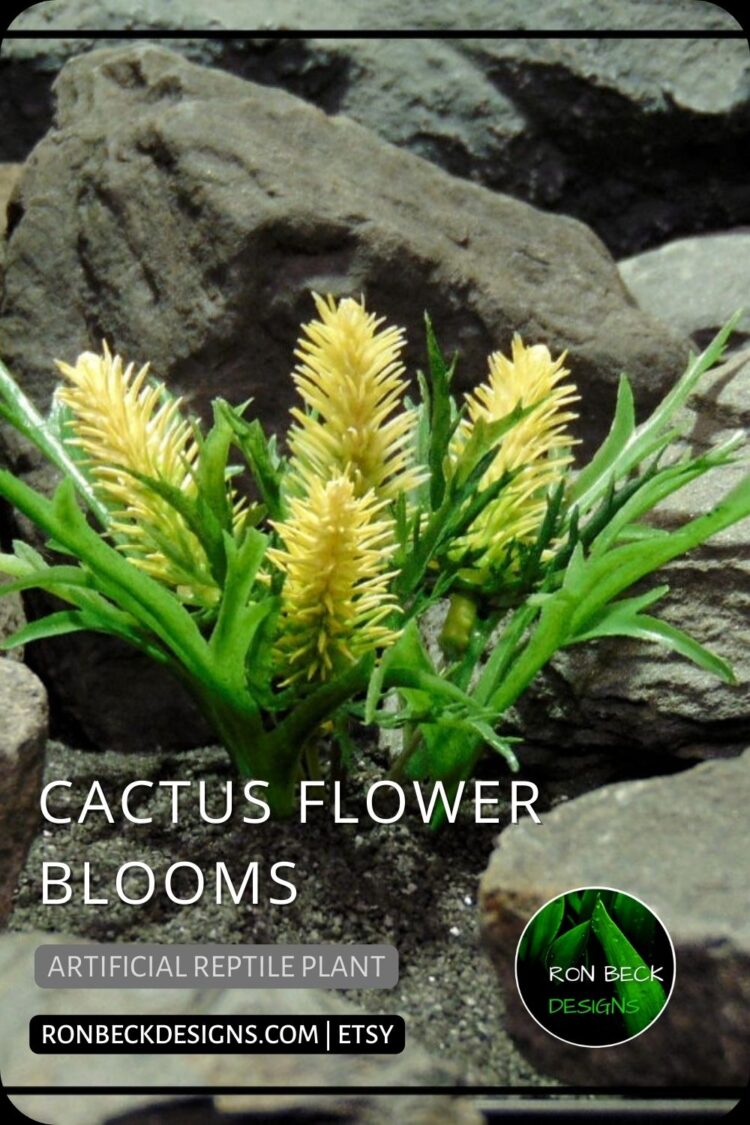 Artificial Cactus Flower Blooms PRP455 - NEW DESIGN PINTEREST POST (1)