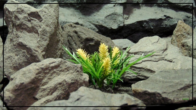 Artificial Cactus Flower Blooms - Reptile Desert Plant - prp455