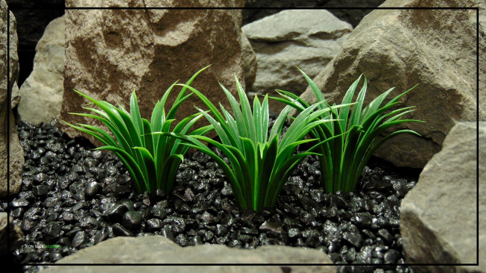 Artificial Curly Grass Plot 3X - Aquarium Reptile Plant parp457 4