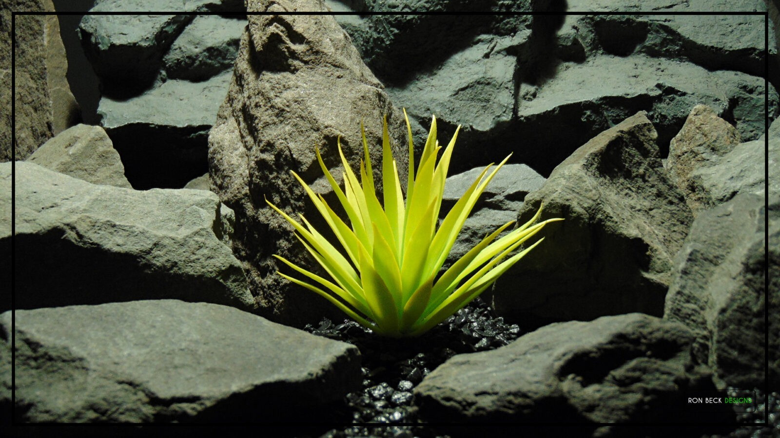 Artificial Spanish Moss Bush - Desert Reptile Plant