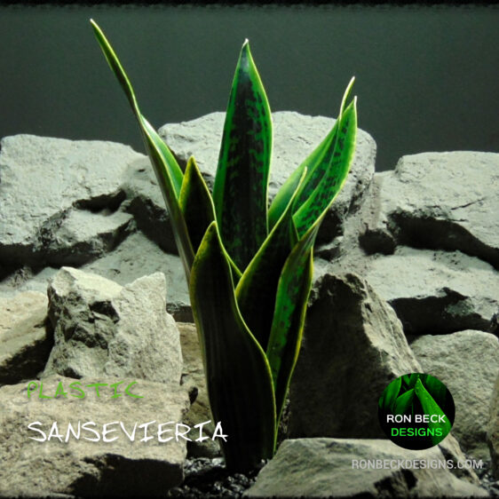 Artificial Sansevieria Mother in Law Tongue – Reptile Habitat Plant PRP393