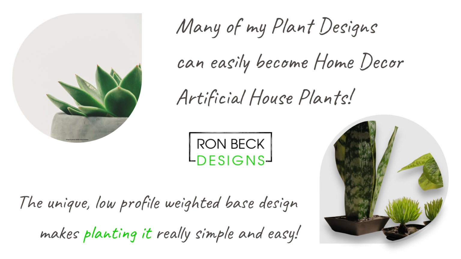 How to plant - Artificial Plants Ron Beck Designs