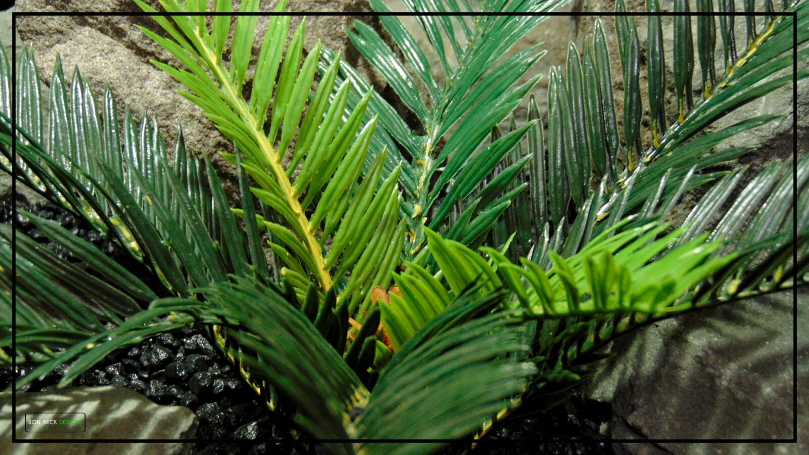 Artificial Sago Palm - Reptile Terrarium Plant prp482 2