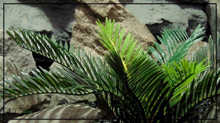 Artificial Sago Palm - Reptile Terrarium Plant prp482 4