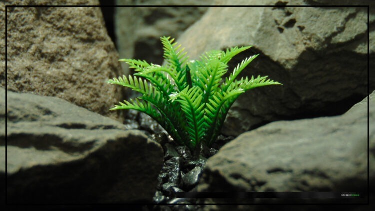 Artificial Miniature Spring Fern - Aquarium Reptile Plant - parp489 2