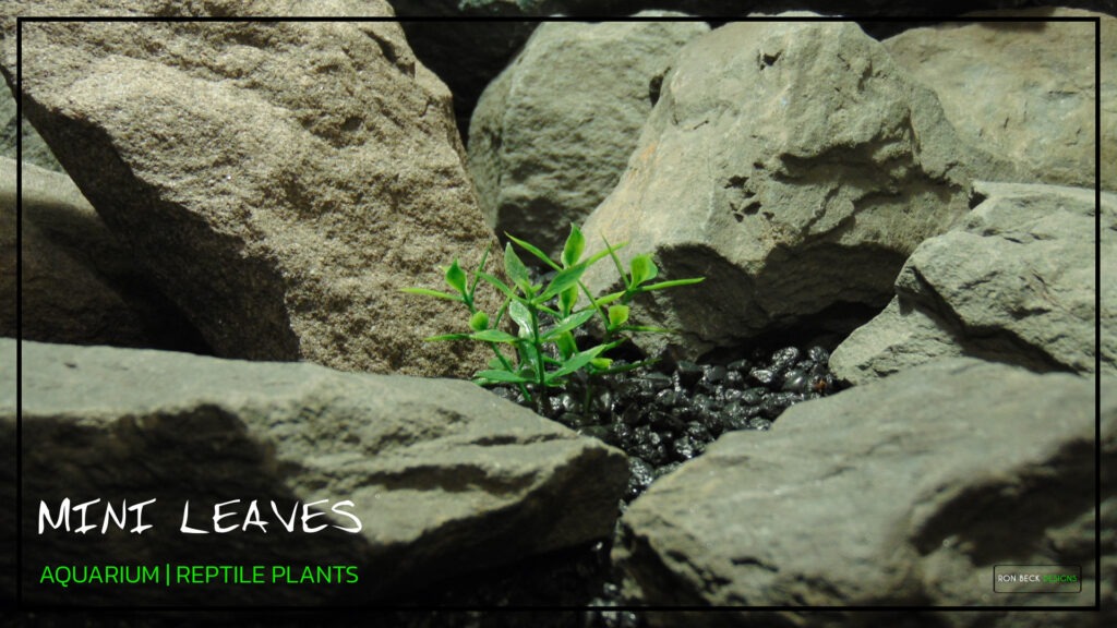 Artificial Mini Leaves - Aquarium Reptile Plant PARP493 Title
