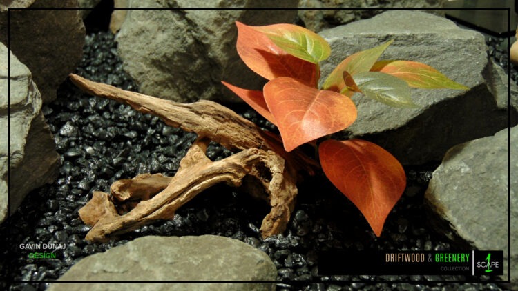 Driftwood 2x Silk Autumn Foliage Reptile Decor DWSR514 10