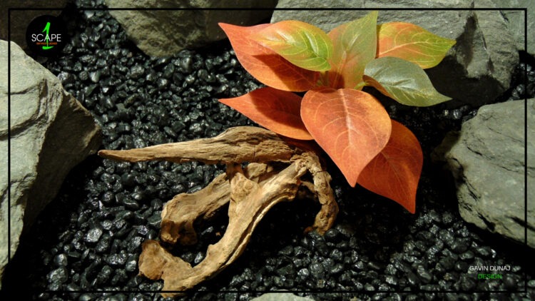 Driftwood 2x Silk Autumn Foliage Reptile Decor DWSR514 5