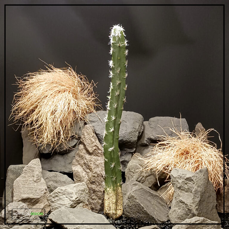 Artificial San Pedro Cactus 18 Inches Tall - Desert Reptile
