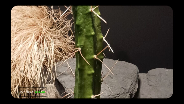 Artificial Toothpick Cactus 18 inches tall - Desert Reptile Habitat Plant - PRC520 3