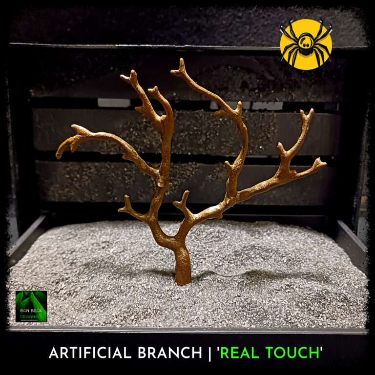 Artificial Branch 'Real Touch' Jumping Spider Decor JS577 2