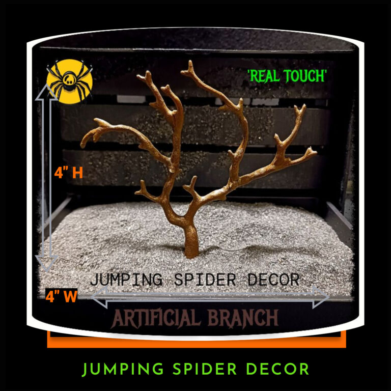 Artificial Branch 'Real Touch Jumping Spider Decor JS577 H