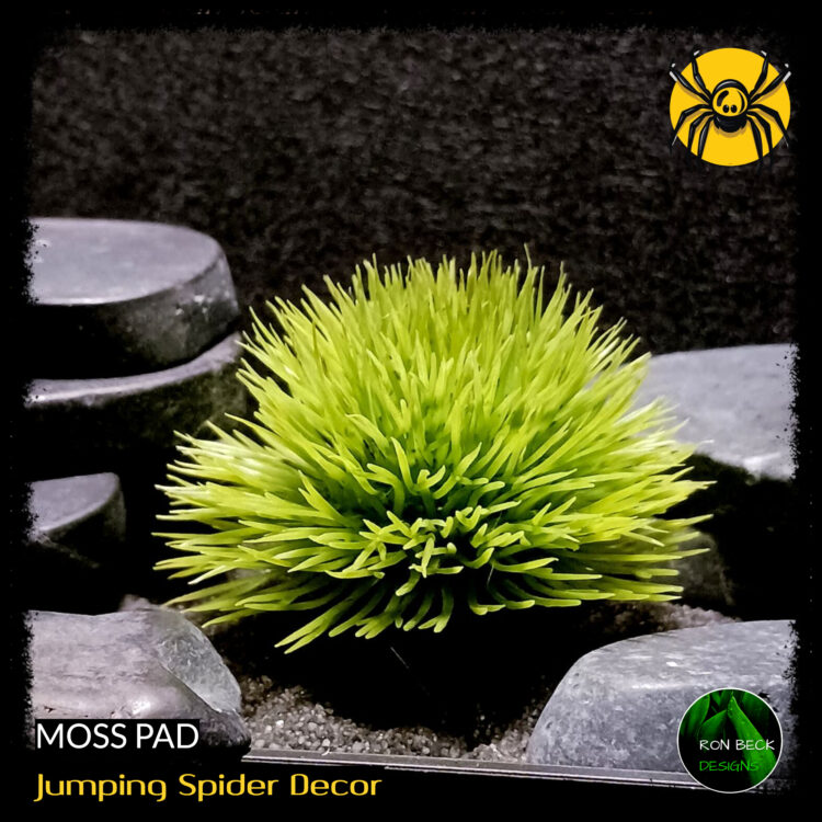 Artificial Moss Pad Jumping Spider Decor Enclosure Plant - Image 2