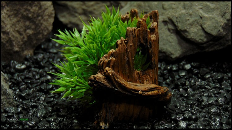 Artificial Podocarpus Grass Resin Driftwood RRDG510 RIGHT SIDE VIEW