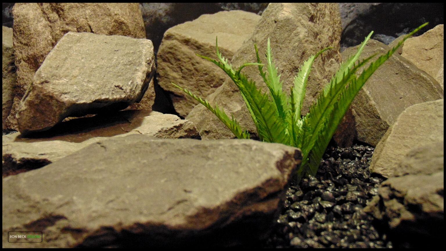 Artificial Feather Grass Blades - Reptile Snake Decor Plant prp596 6