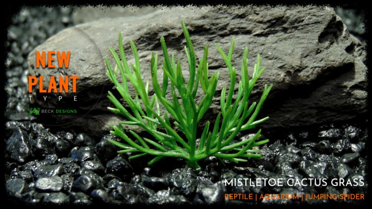 new Artificial Mistletoe Cactus Grass Set of 3 - Ron Beck Designs