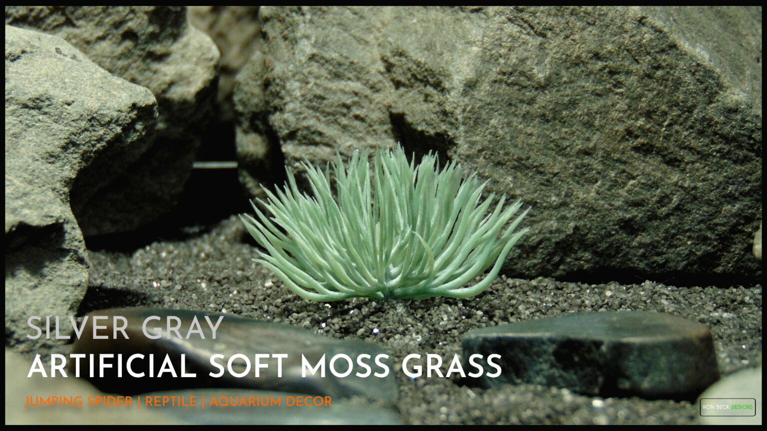 Artificial Soft Moss Bush (silver gray) js618 T