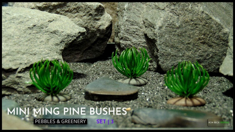 Mini Ming Pine Bushes artificial plants p611 title