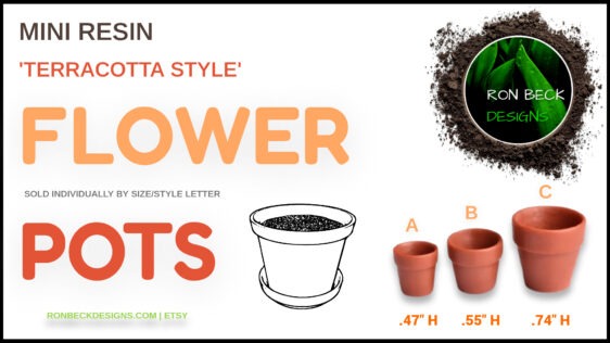 Resin Mini Terracotta Style Flower Pots e BW 1920 1080-