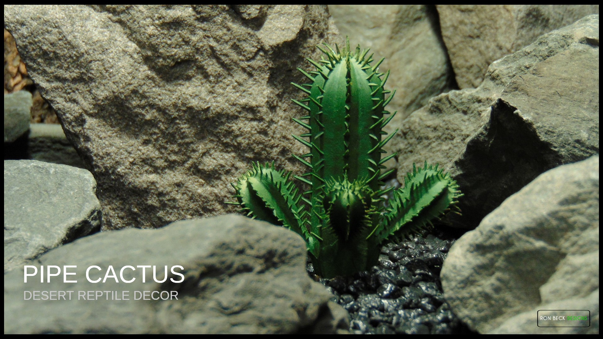 Artificial Pipe Cactus - Desert Reptile Habitat 1 Artificial Pipe Cactus - Desert Reptile Habitat PRC602 TITLE