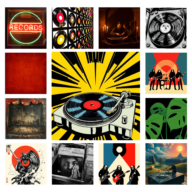 Squares Collage Blank