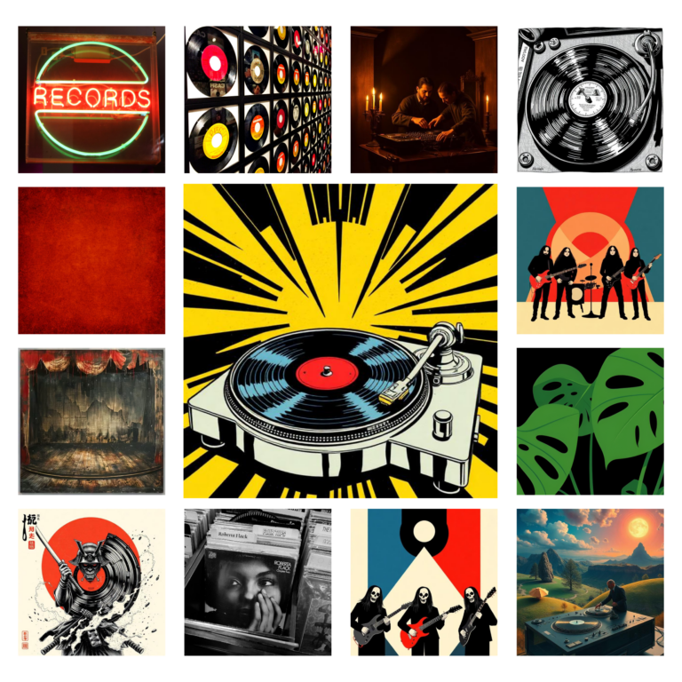 Squares Collage Blank