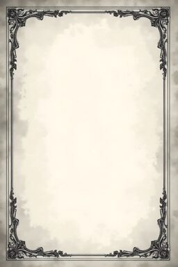 Gothic Journals Enclosure Wallpaper – COLL 1 – 4″ x 8″ tall 9