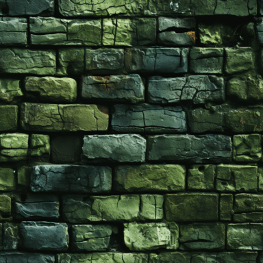 Green Brick Wall 29