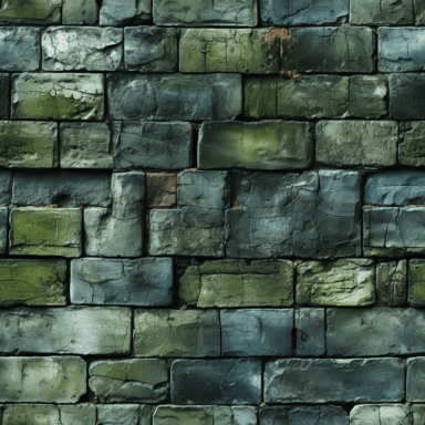 Green Brick Wall 34