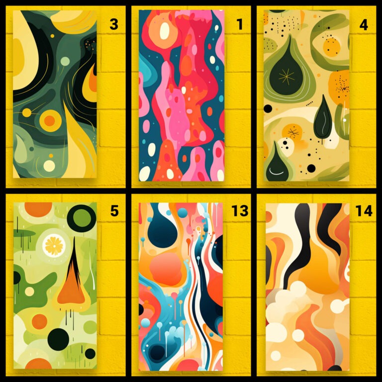 Lava Lamps - Jumping Spider enclosure wallpaper background 6 Grids Collage