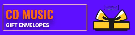 MUSIC CD GIFT ENVELOPES