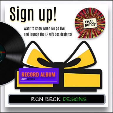 Record Album Gift Boxes Email sign up launch day 1