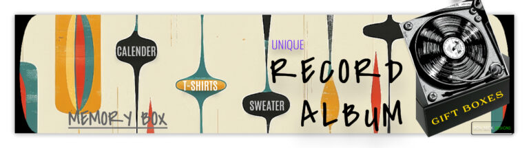 Record Album Gift Boxes Ron Beck Designs header