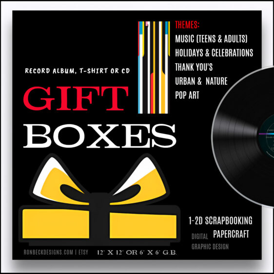 RECORD ALBUM LP GIFT BOXES