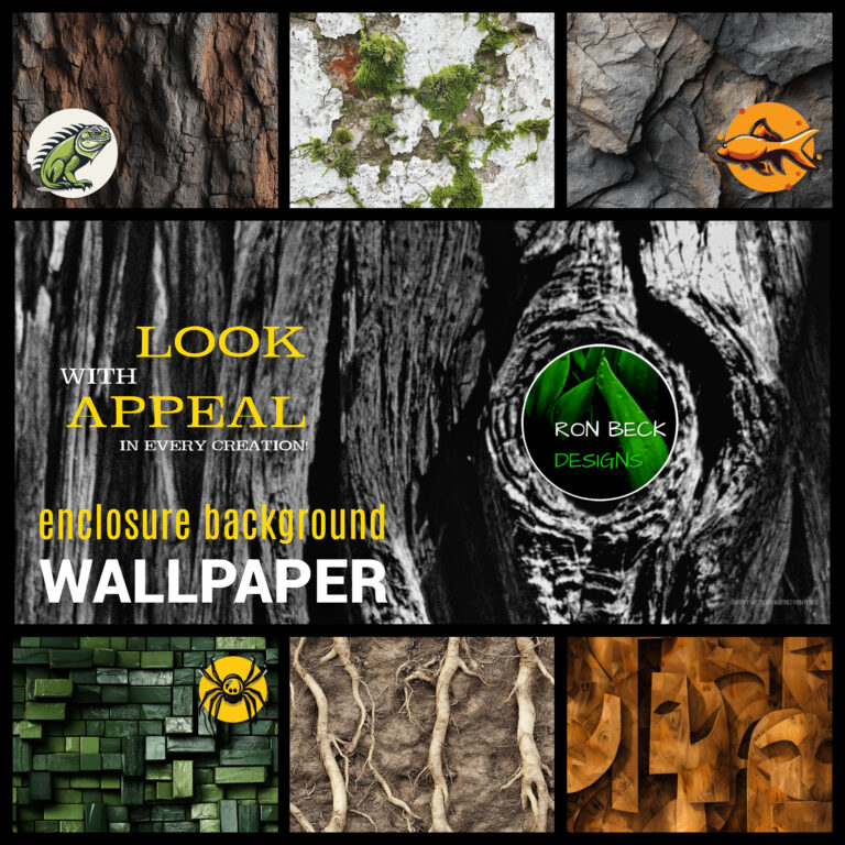 Reptile Spider Aquarium Nano Tank backgrounds -Bark Backgrounds Plants