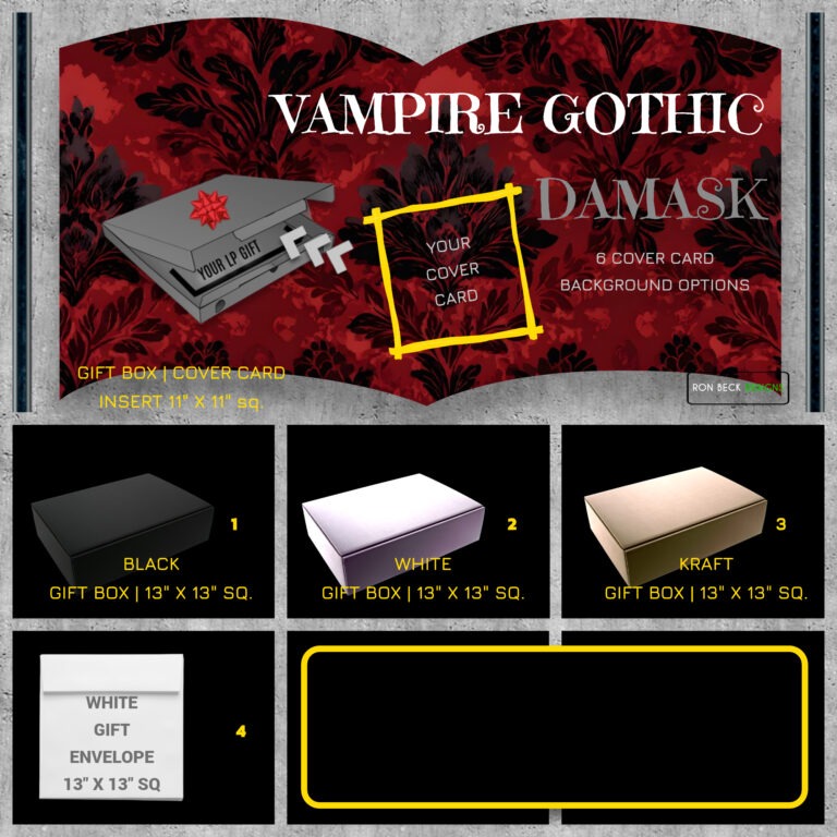 vampire gothic damask-gift box envelope options | record album gift box .jpg
