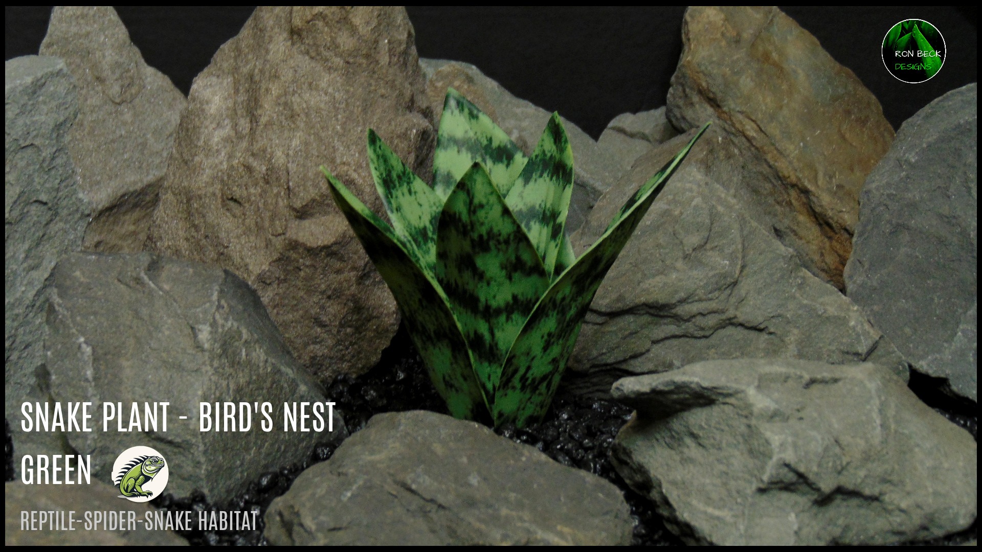 Artificial Bird's Nest Snake Plant green prp634