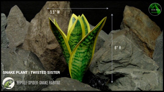 Artificial Twisted Sister Snake Plant yellow green prp637