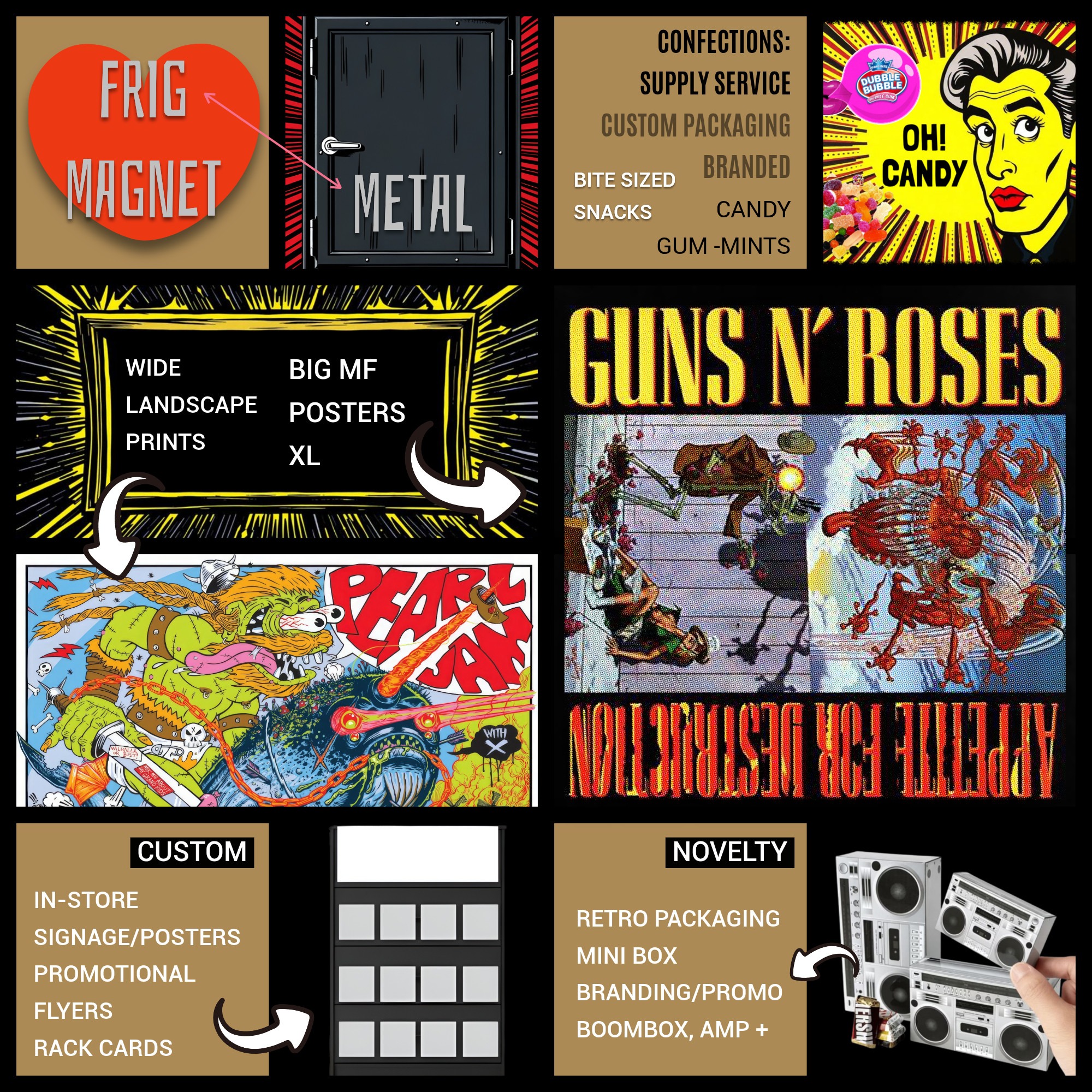 Geometry Collage Blank 4