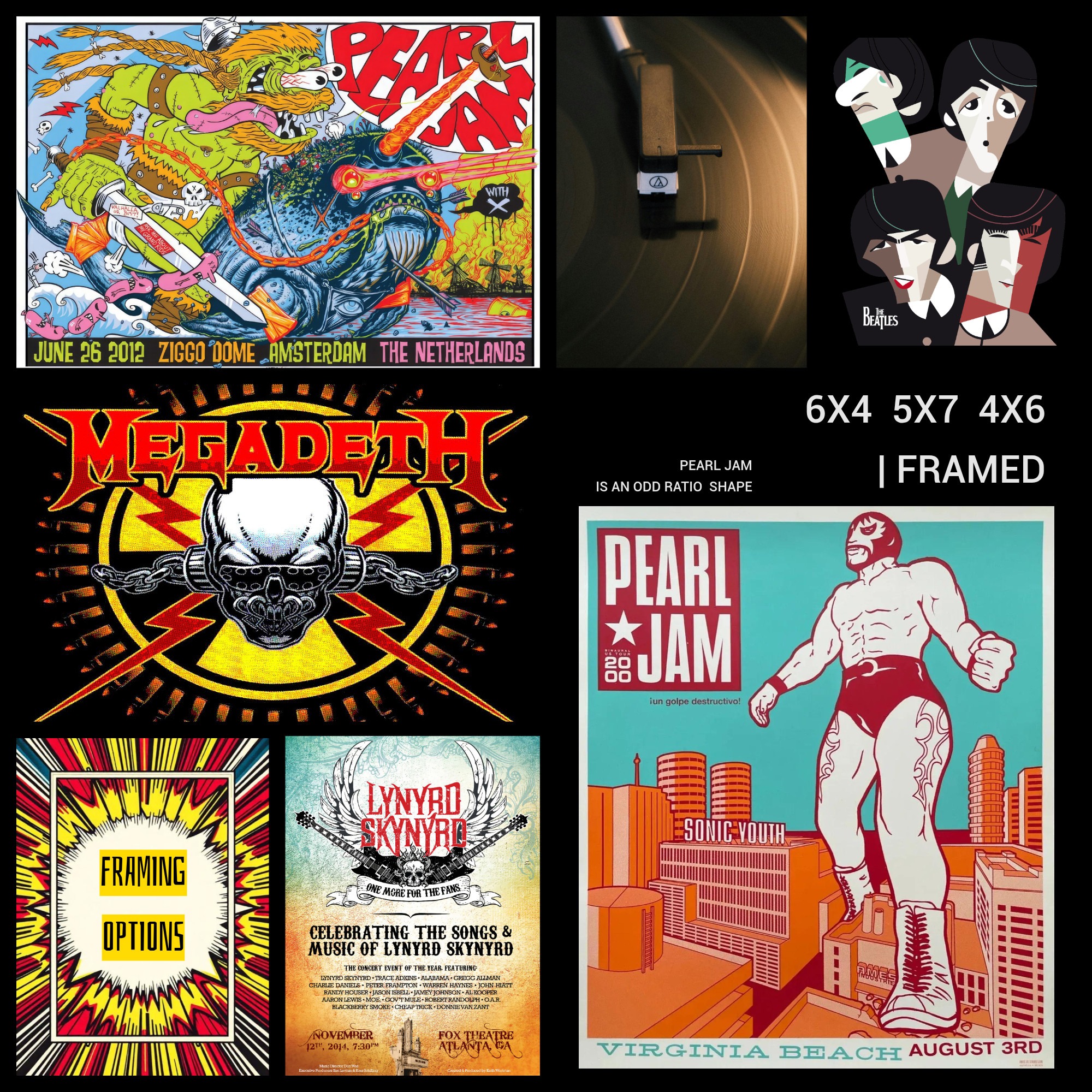 Geometry Collage Blank 6