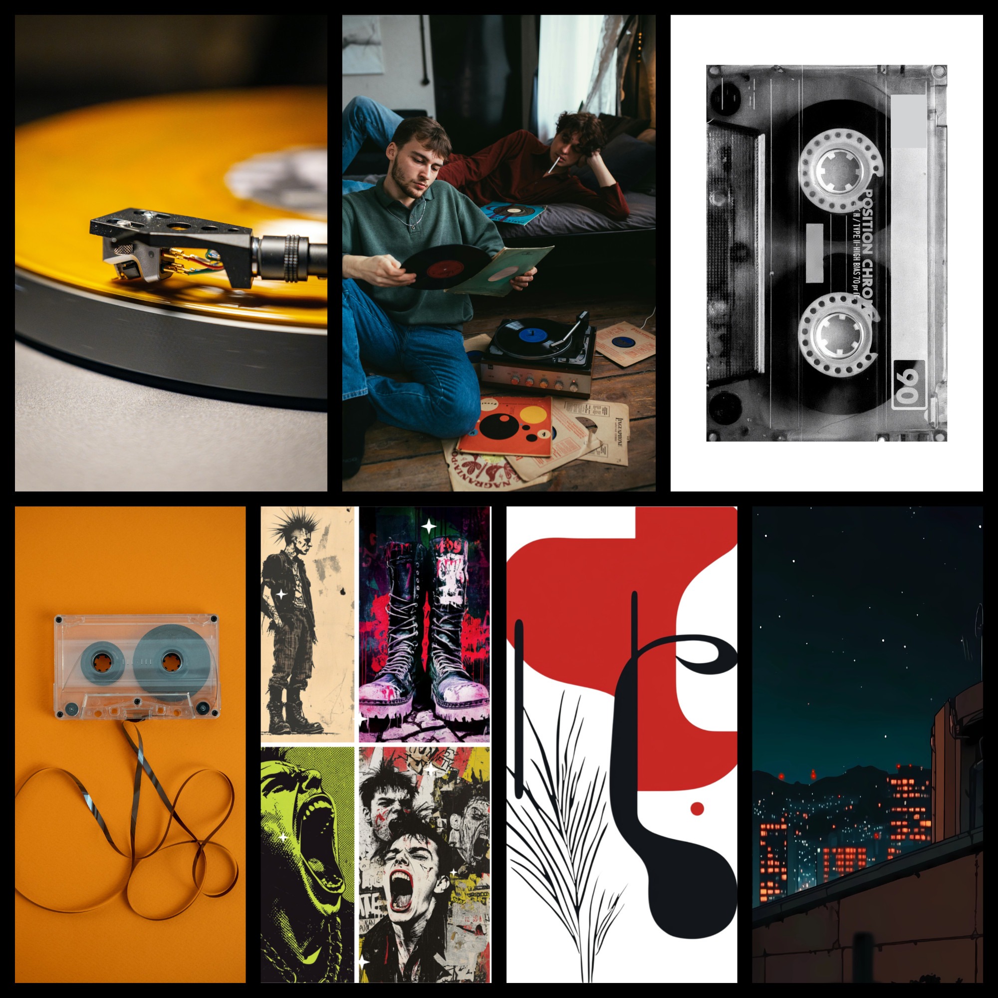 Geometry Collage Blank 7