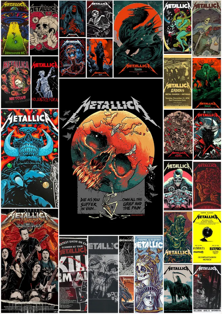 Heavy Metal Prints – 80s Thrash Rock Concert