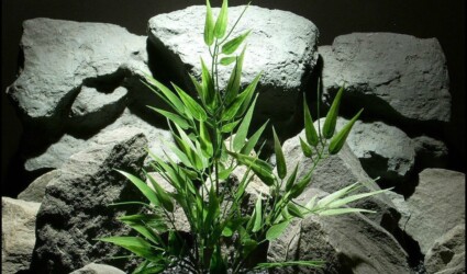 artificial bamboo bush aquarium plant pap142 from ron beck designs